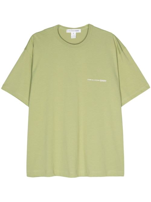 Cotton T-shirt COMME DES GARÇONS SHIRT | FMT026S242KHAKI